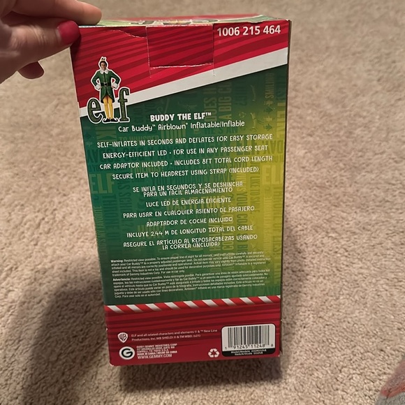 Buddy the Elf 2.8 ft tall light up car buddy inflatable - Picture 4 of 5